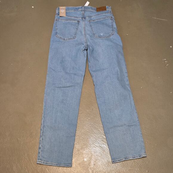 Madewell High Rise Distressed The Perfect Vintage Straight Jean Women's Size 27‎ - Picture 4 of 8